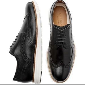 Men’s Cole Haan Original Grand Black Wingtip Oxfords